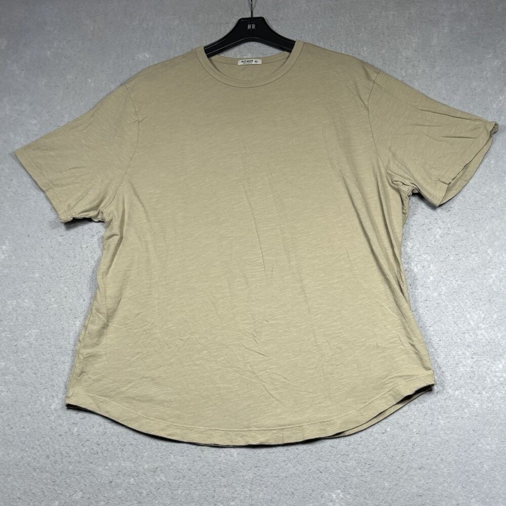 Buck Mason Crewneck T-Shirt Men’s 2XL Tan Pima Cotton Made in USA